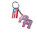 Boricua PR Flag Keychain