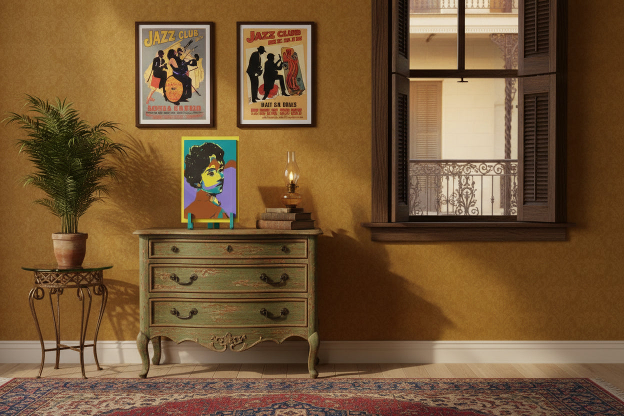 Custom 4x6 layered photo art