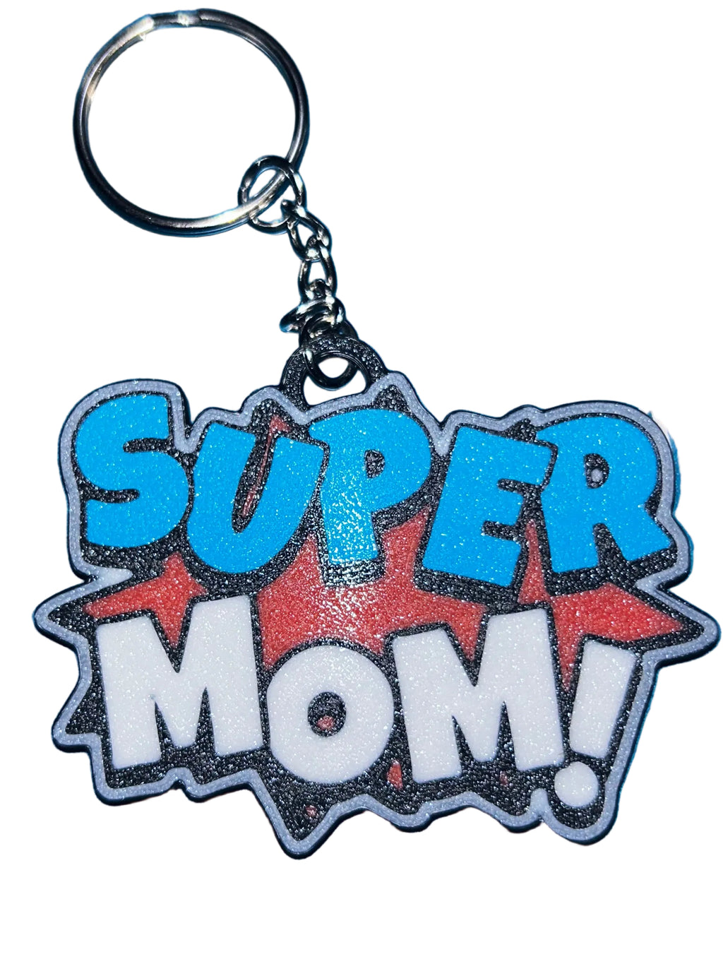super mom keychain