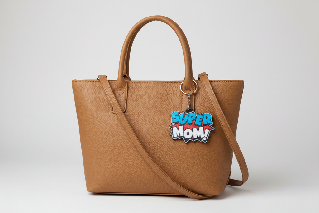 super mom keychain
