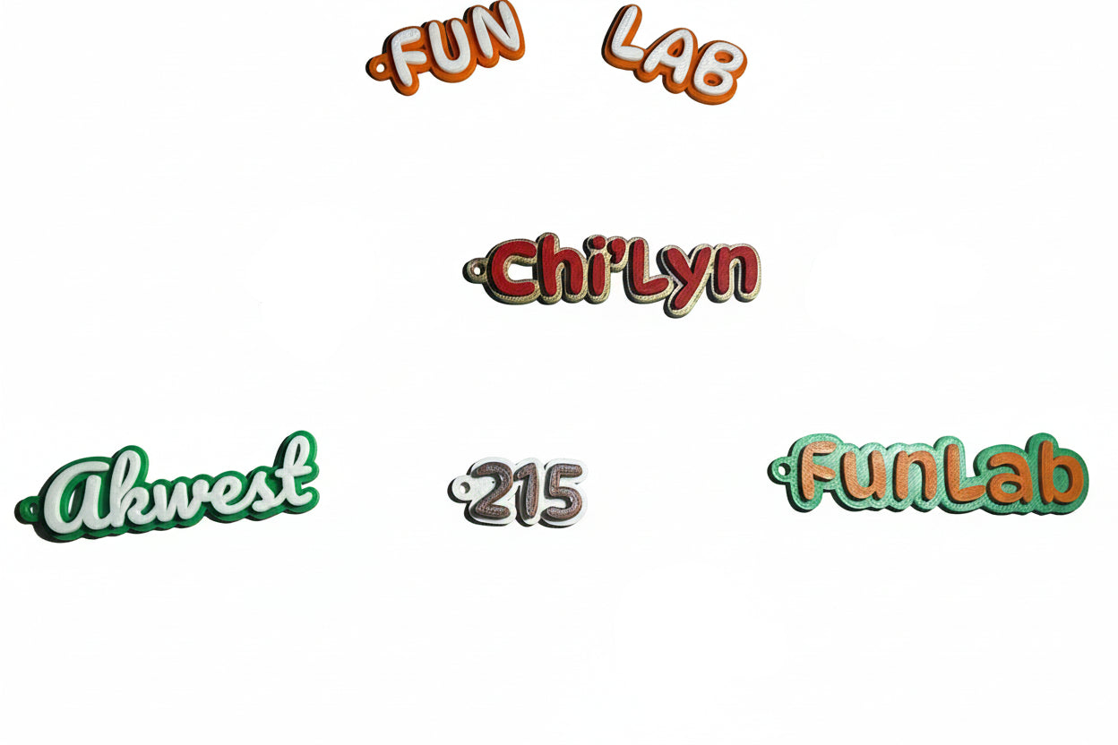 Custom Name Keychain