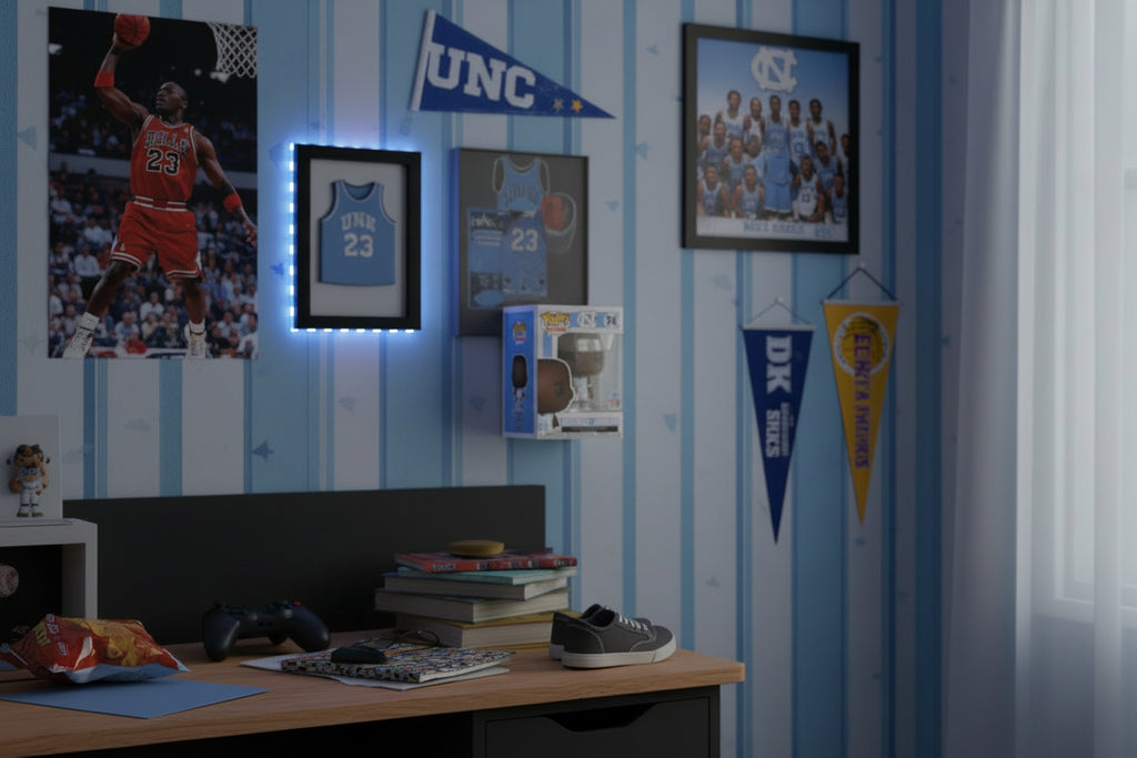 Wall-Mounted Display Shelf